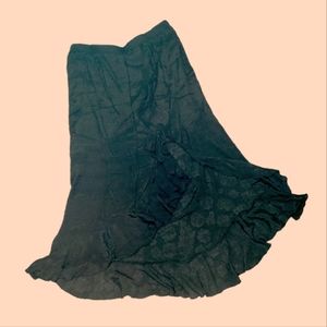 Zac & Rachel Black Maxi Skirt Size L